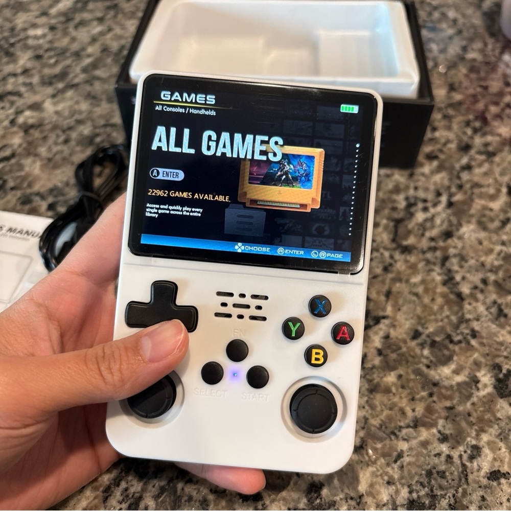 22k Games - Game Handheld Console 64GB, White NEW in Box